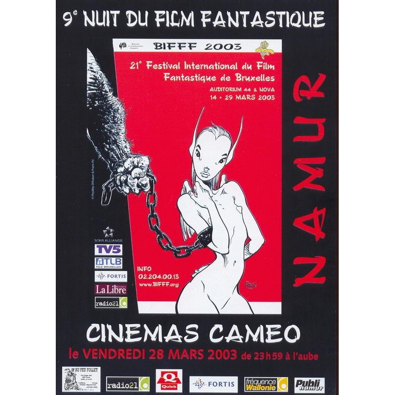 9° nuit du fantastique Cameo Namur