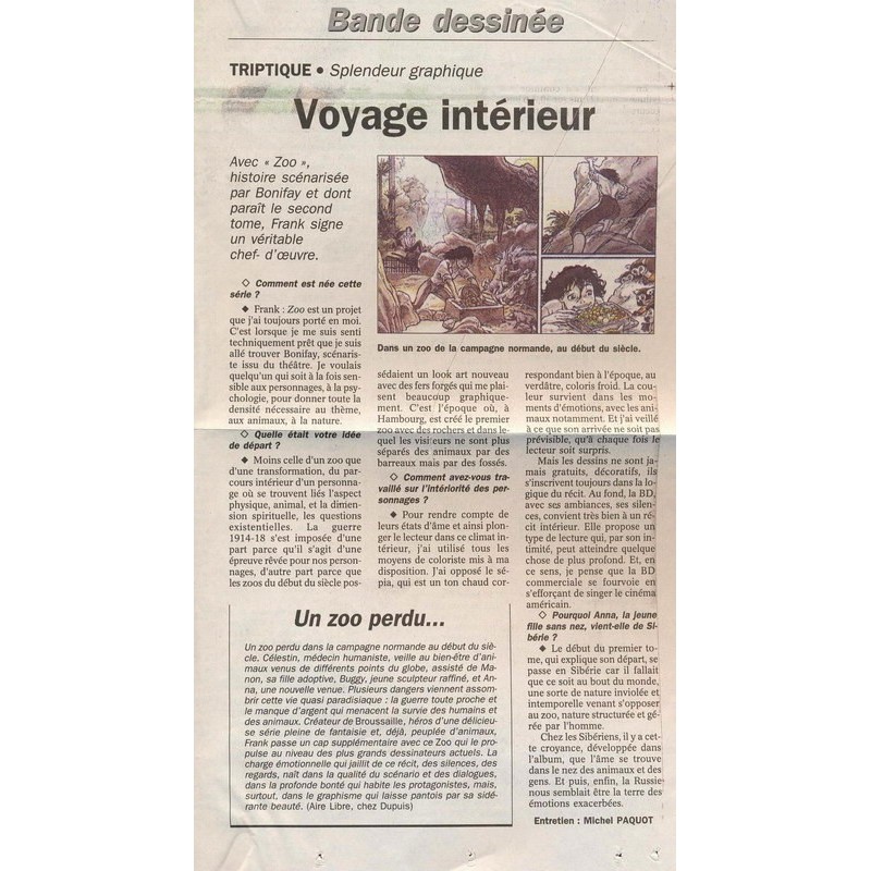 Vers l'Avenir du 15/3/1999