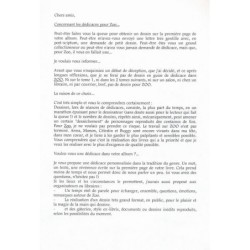 Concernant les dédicaces pour Zoo…