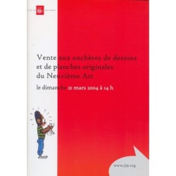Vente aux enchère de dessins et de planches originales du Neuvième Art