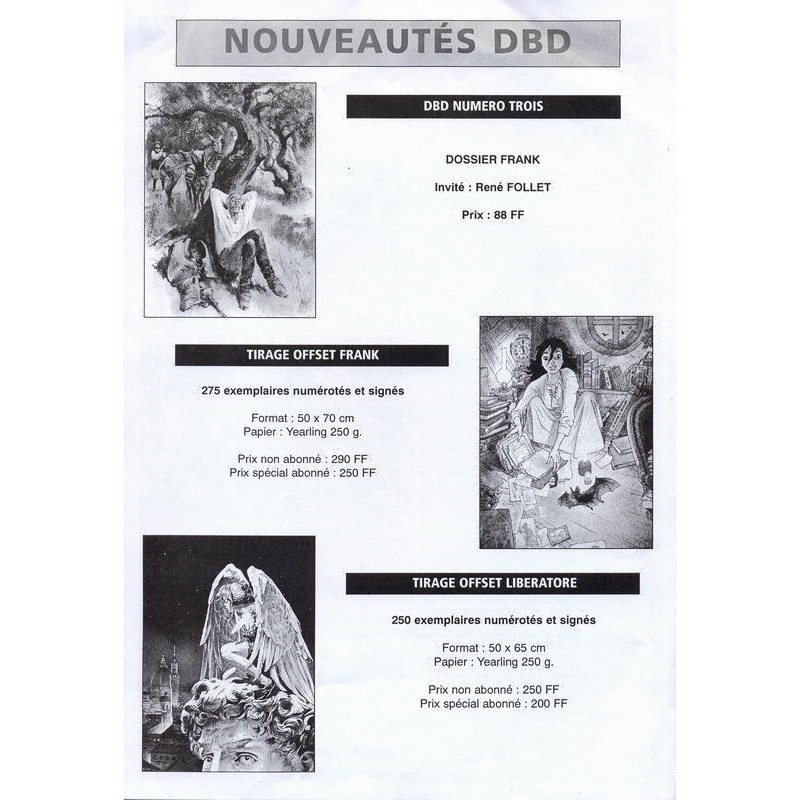 Bon de commande DBD