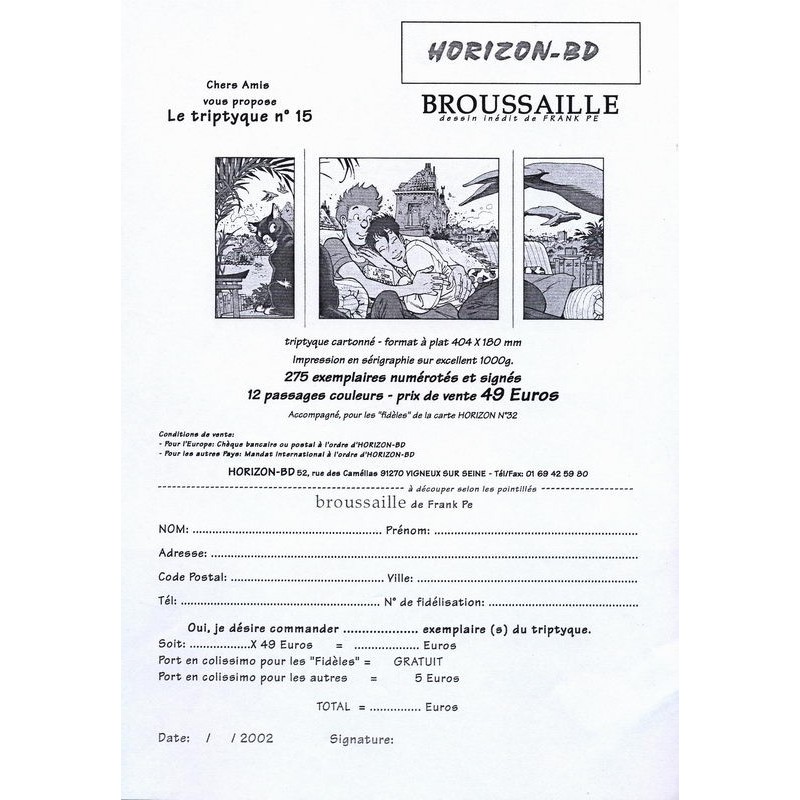 Triptyque Broussaille
