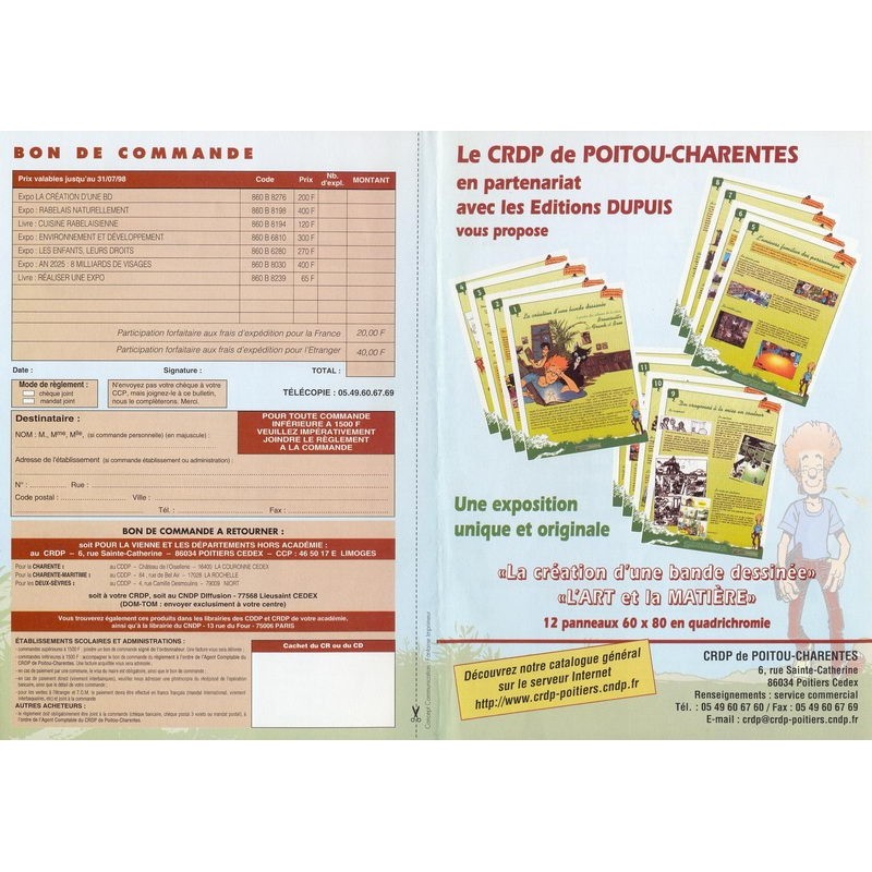 Bon de commande CRDP