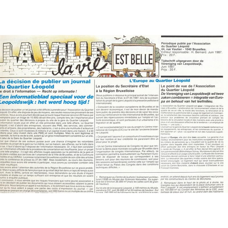 La ville, la vie est belle