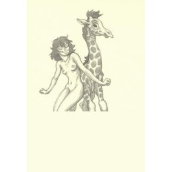 Manon et girafe