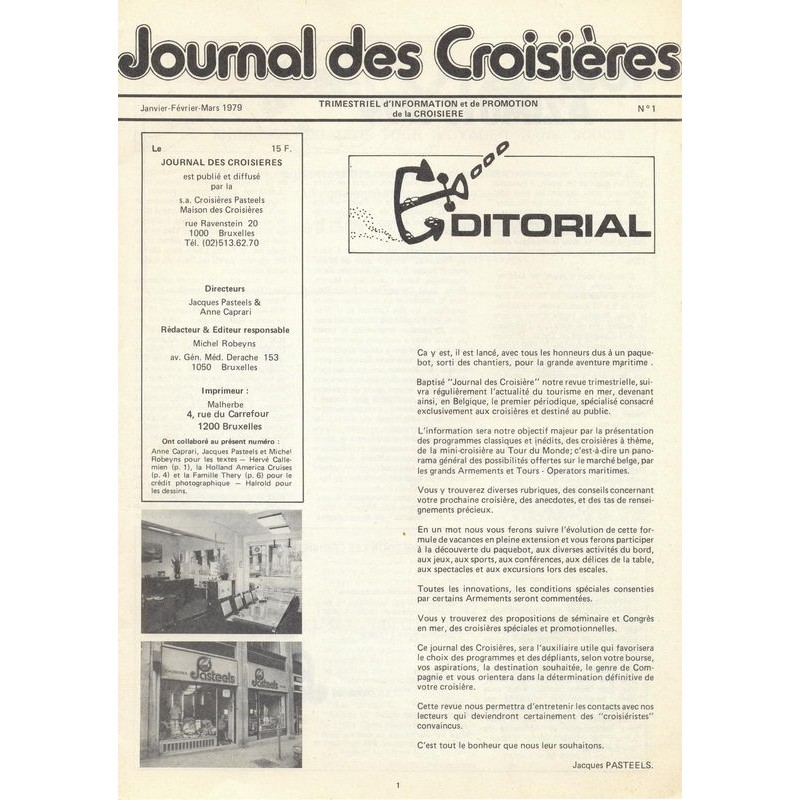 Journal des croisières n° 1