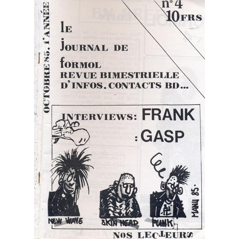 Le journal de Formol n° 4