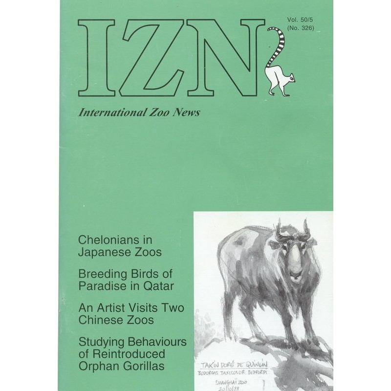 International zoo news n° 326