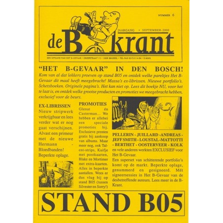 De B Krant n° 6 ( couverture jaune )