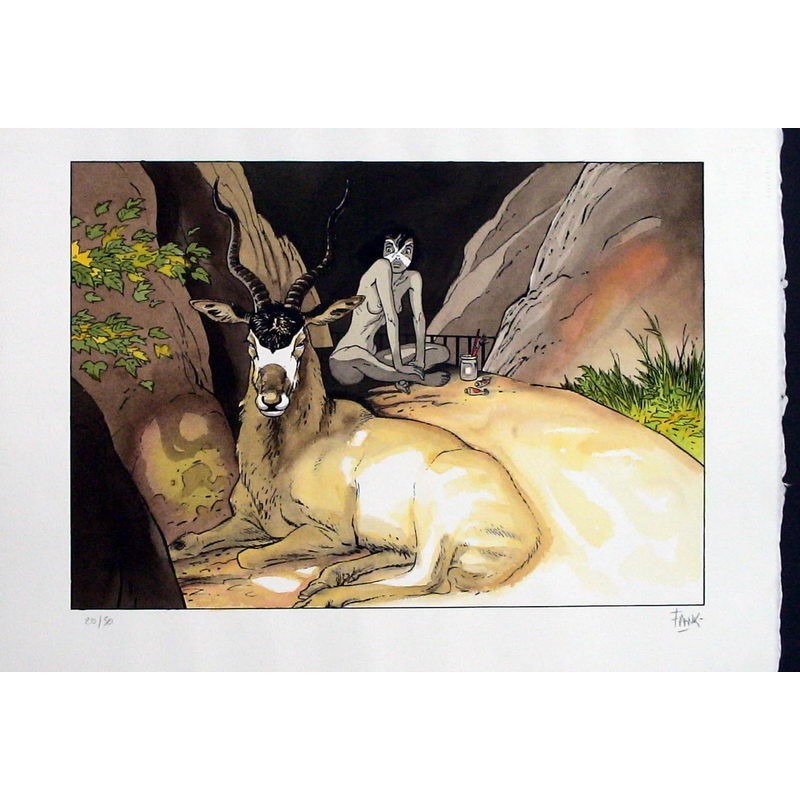 Manon et antilopes addax