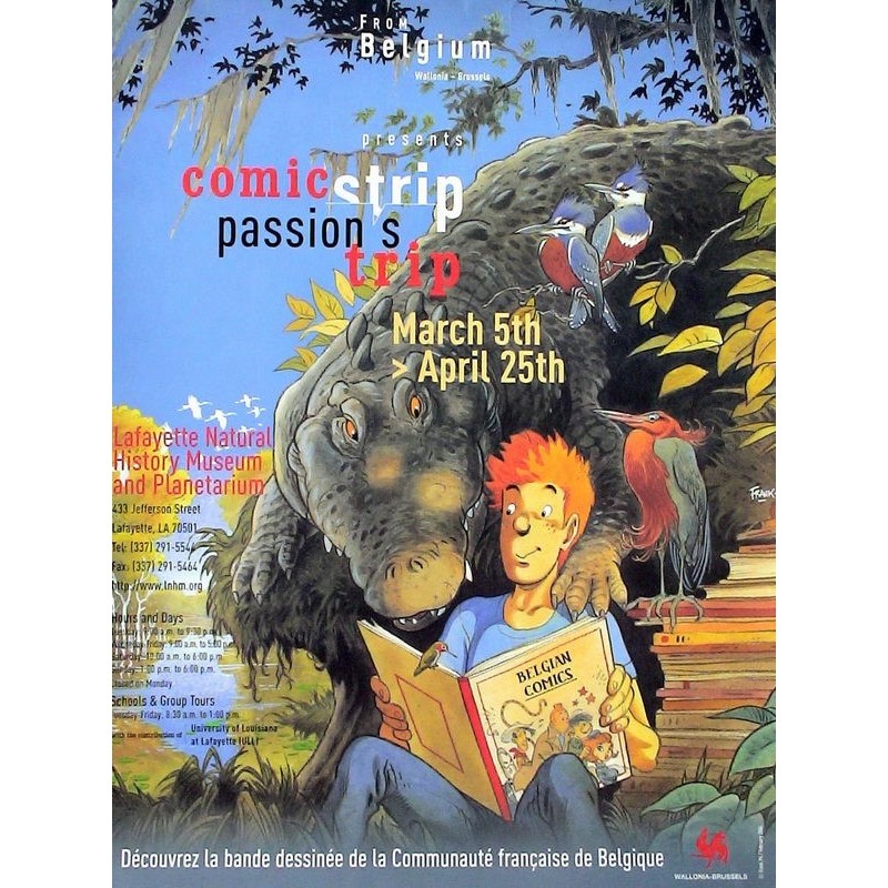 Comic strip, passion's trip Louisiane