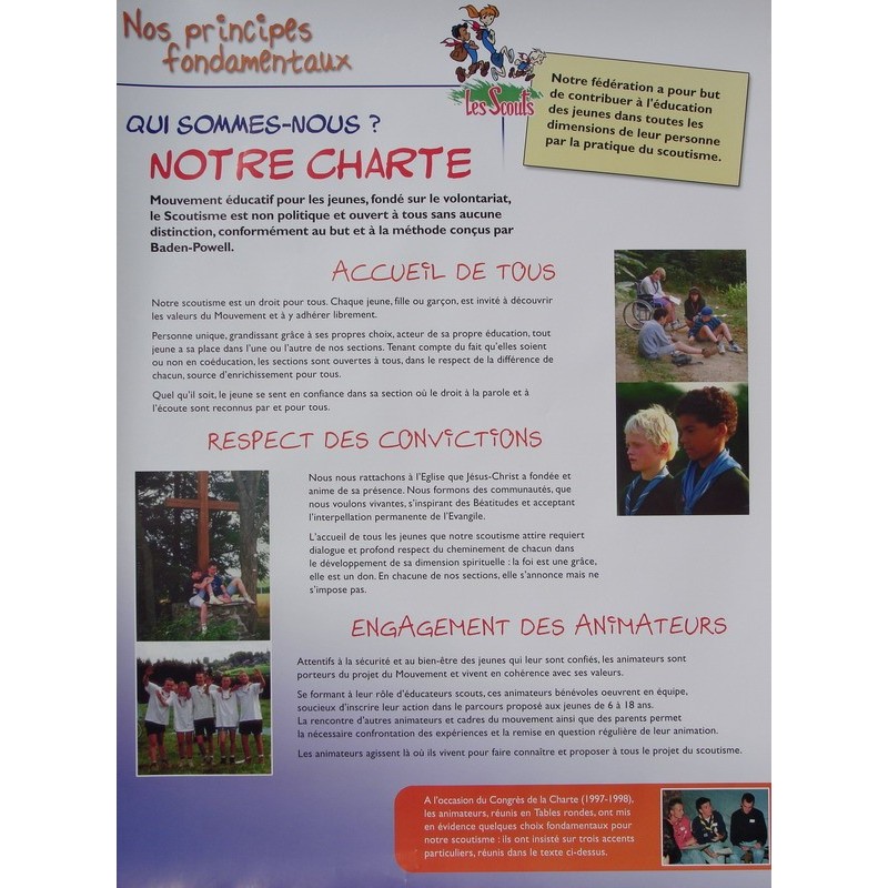 Notre charte