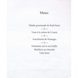 Menu La corniche Rolleboise