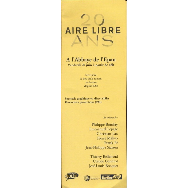 20 ans air libre
