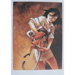 Manon et lémurien