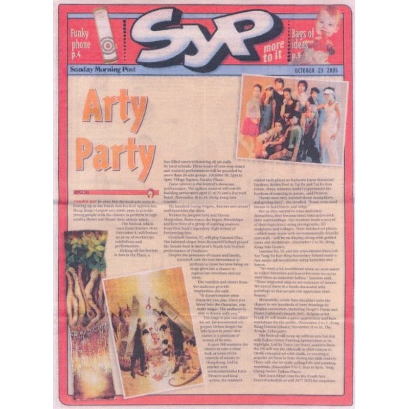 South China Morning Post du 23/10/2005