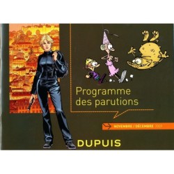 Programme des parutions 11/09