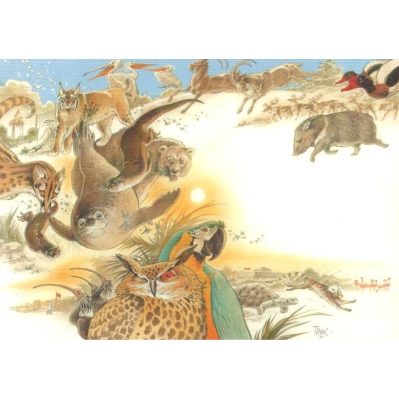 Fresque zoo de Fort-Mardéck