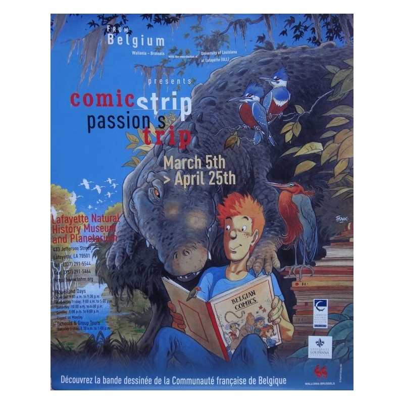 Comic strip, passion's trip Louisiane