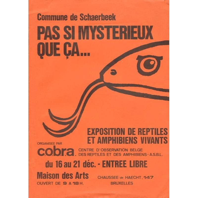 Exposition de reptiles et amphibiens vivants