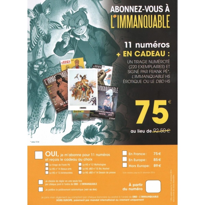 Abonnement L'immanquable