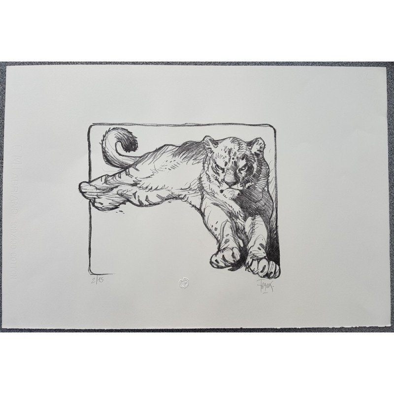 Tigre couché