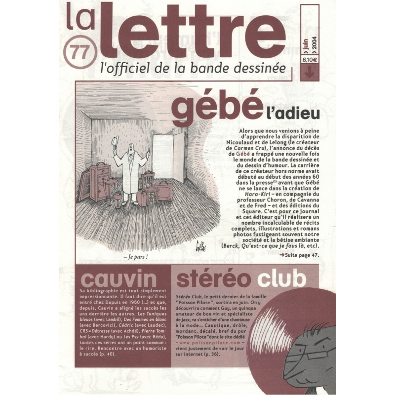 La lettre n° 77
