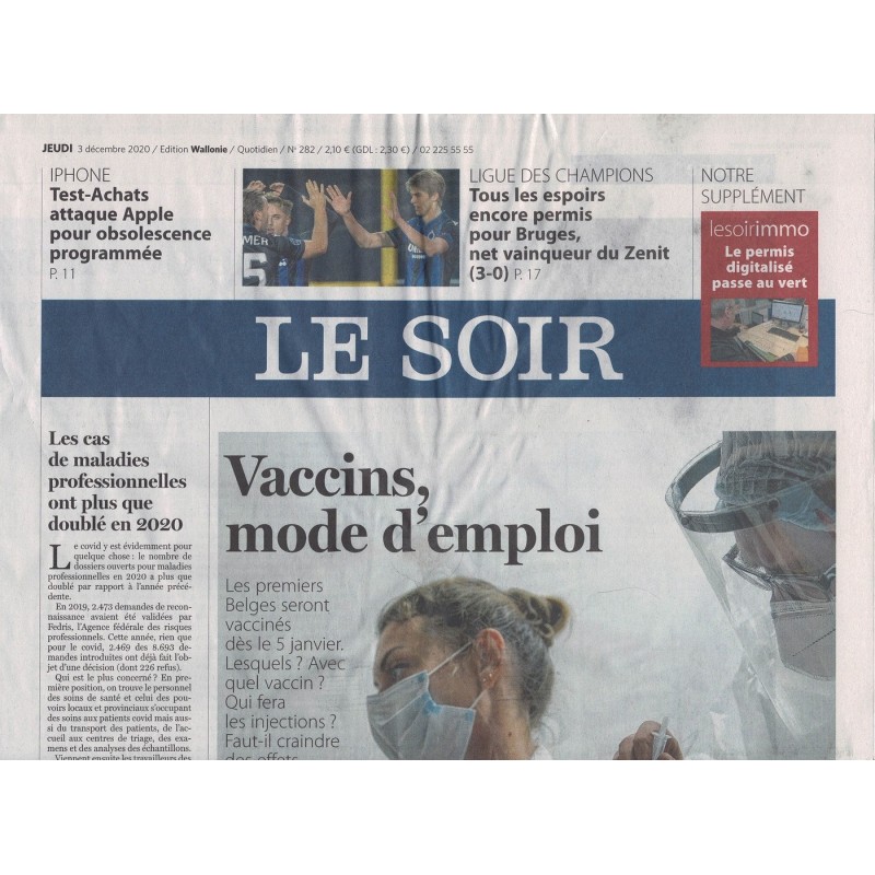 Le soir du 3/12/2020