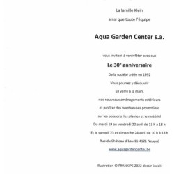 30° anniversaire de Aqua Garden