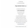 30° anniversaire de Aqua Garden