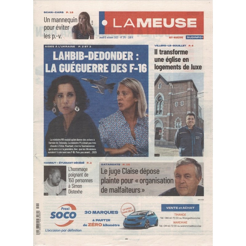 La Meuse 12/10/2023