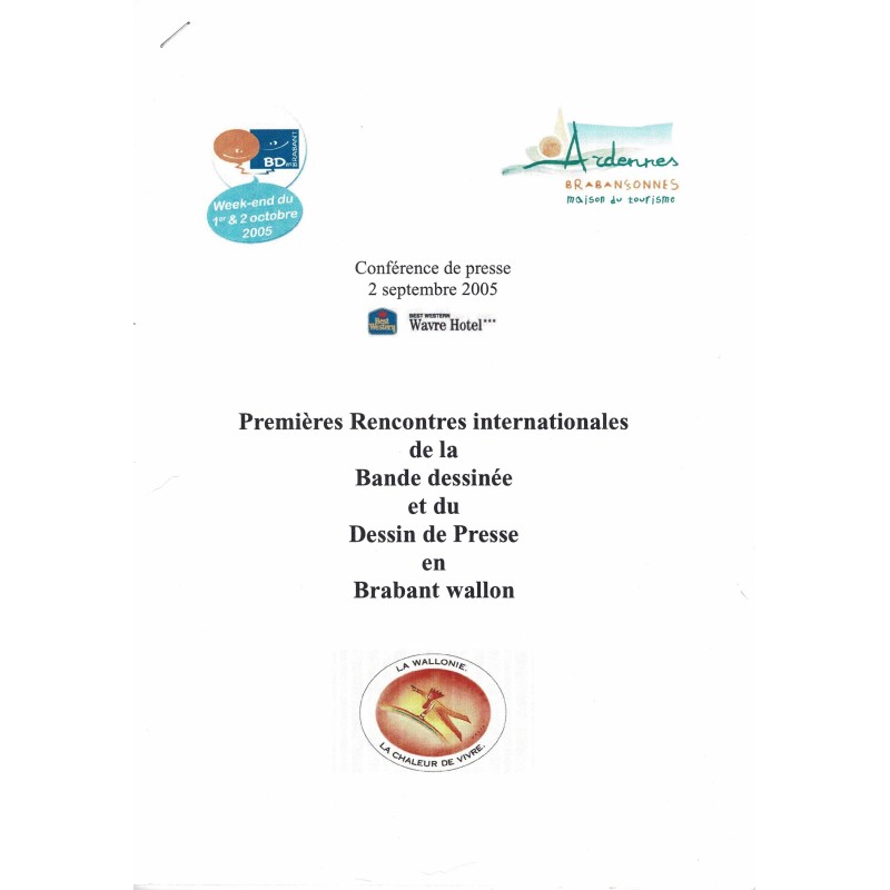 1° Rencontres internationales de la bande dessinée et du dessin de presse en Brabant wallon