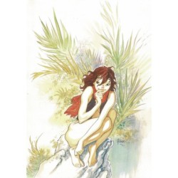 Manon sur rocher