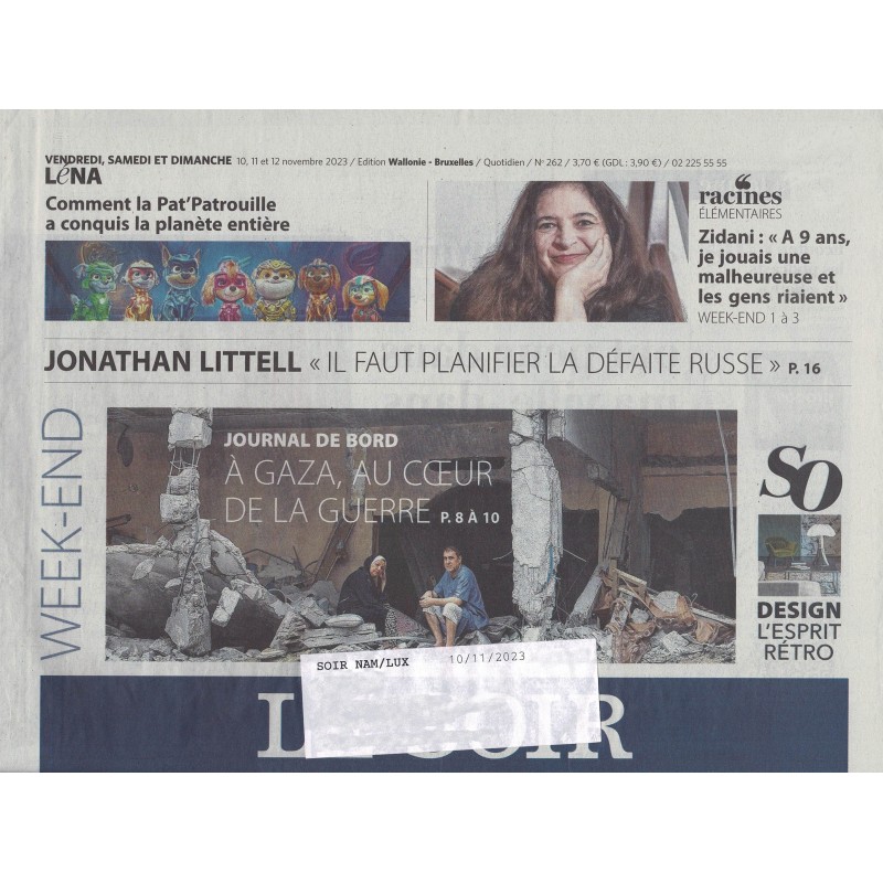 Le soir du 10/11/12 novembre 2023