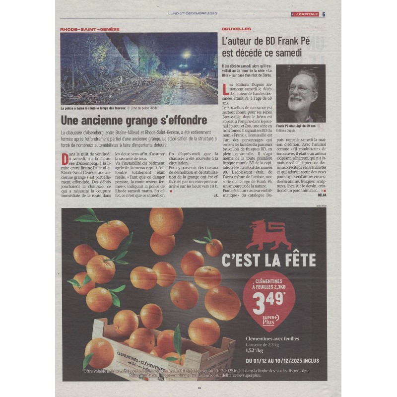La capitale du 1/12/2025