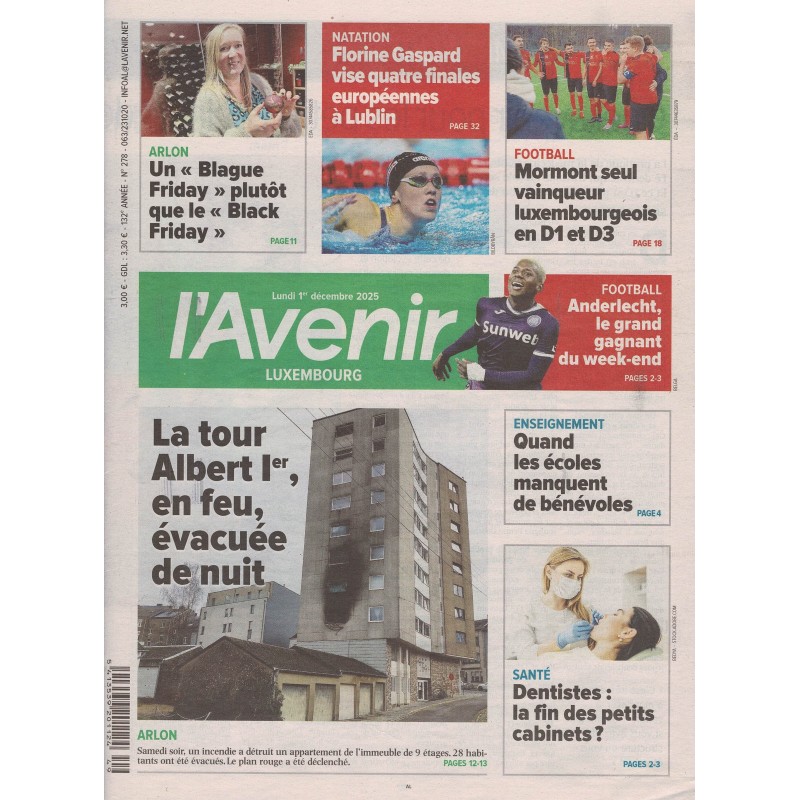 L'Avenir du 1/12/2025