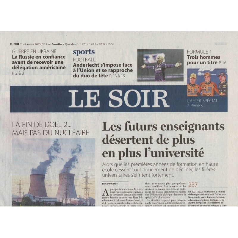 Le soir du 1/12/2025