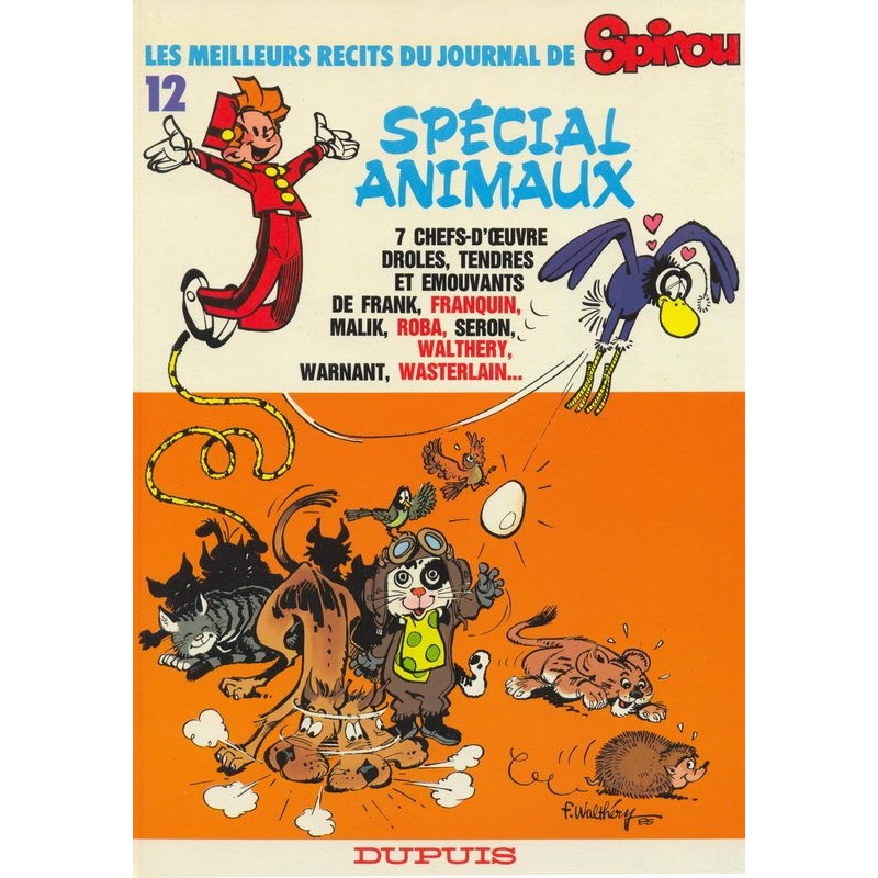 Les meilleurs récits du journal de Spirou n° 12 Spécial animaux