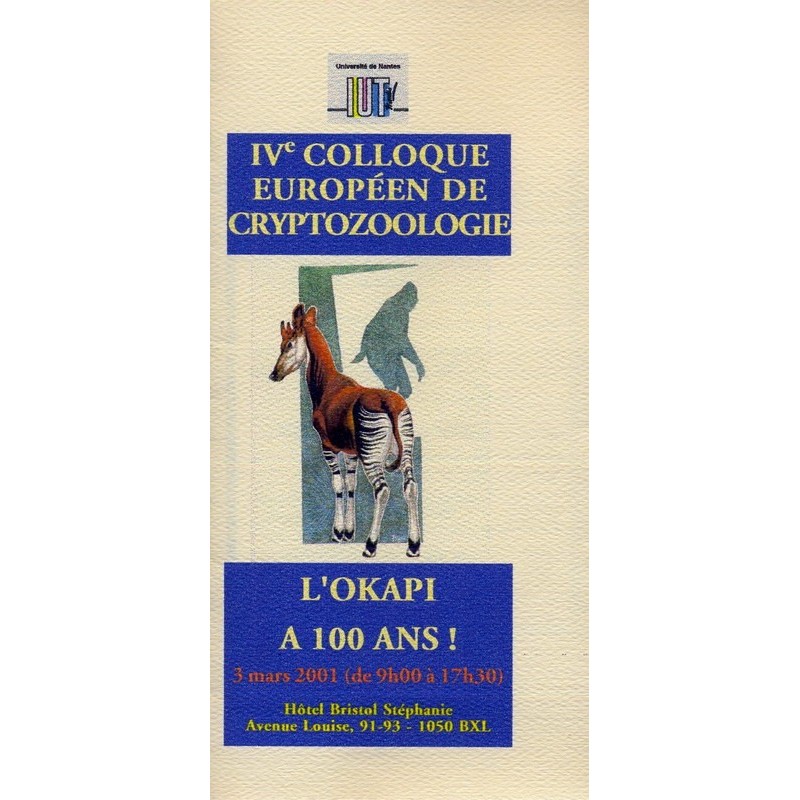 4° colloque européen de crypto zoologie