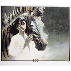 Manon et zèbre