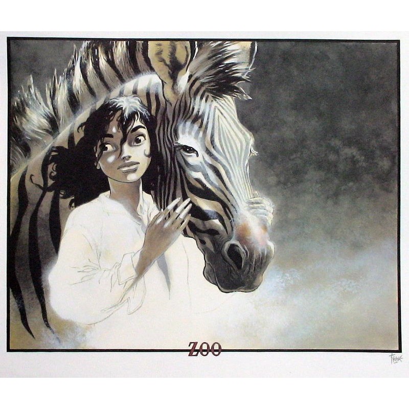Manon et zèbre