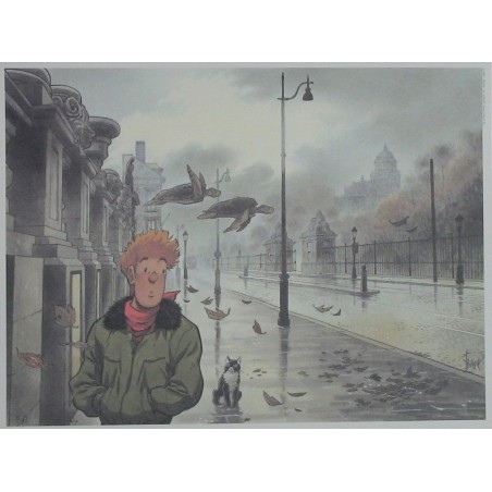 Broussaille et le chat