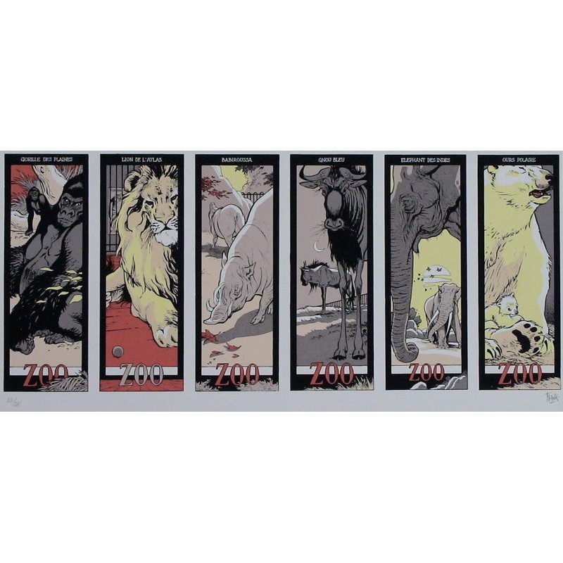 6 marques pages non découpé