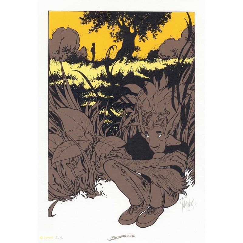 Broussaille 5 Un faune sur l'épaule